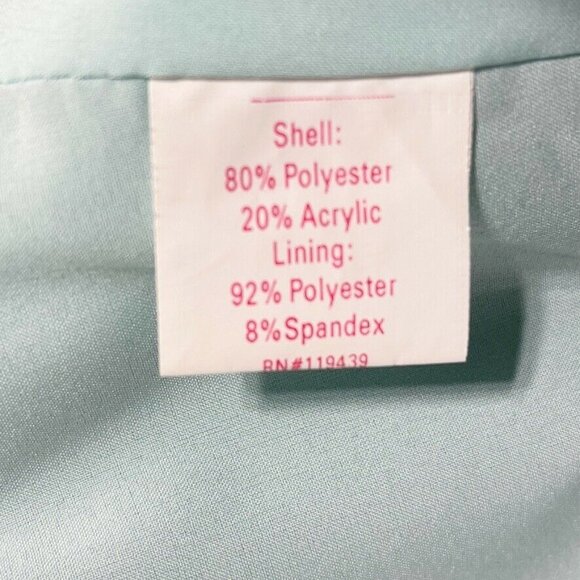 Jolie Brown Womens Long Turquoise Wool Blend Coat  Button Closure & Lined  Size - Picture 9 of 12